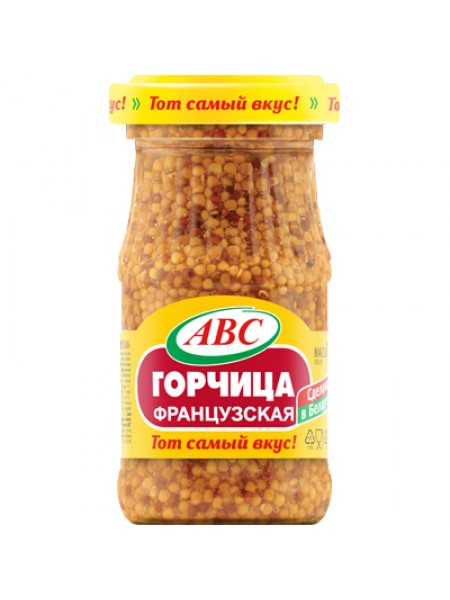 Горчица Французская АВС 160г*15 Горчица Французская АВС 160г*15